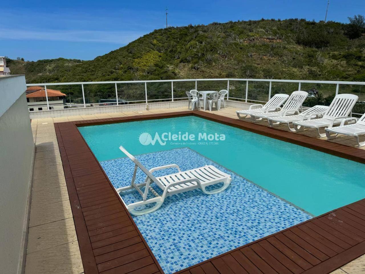 Vista Maravilhosa! 3 Quartos Com Ar, 2 Vagas E Lazer Incrivel Com Piscina E Churrasqueira Arraial do Cabo Bagian luar foto